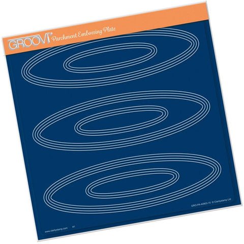Framework Ovals<br/>A4 Square Groovi Plate