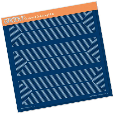 Framework Rectangles <br/>A4 Square Groovi Plate