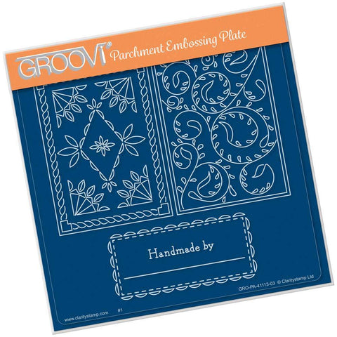 Josie's PTC Handmade By <br/>A5 Square Groovi Plate