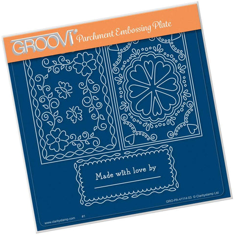 Josie's PTC Made with Love By <br/>A5 Square Groovi Plate