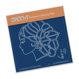 Ivy Cameo <br/>A6 Square Groovi Baby Plate <br/>(Set GRO-PE-40329-01)