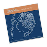 Blossom Cameo A6 Square Groovi Baby Plate (Set GRO-PE-40329-01)