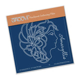 Amaryllis Cameo A6 Square Groovi Baby Plate (Set GRO-PE-40329-01)