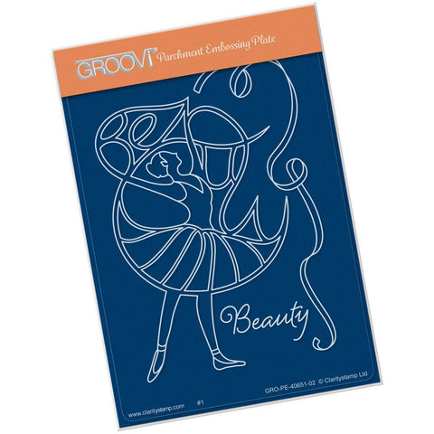 Beauty Ballerina A6 Groovi Plate (Set GRO-PE-40670-02)