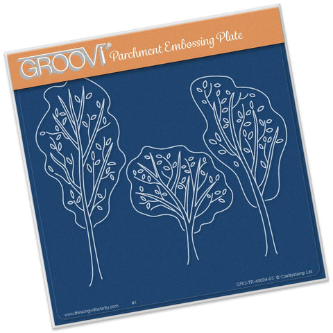 Trees <br/>A5 Square Groovi Plate