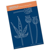 Funky Seed Heads & Leaves <br/>A6 Groovi Plate