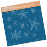 Small Snowflakes <br/>A5 Square Groovi Piercing Grid