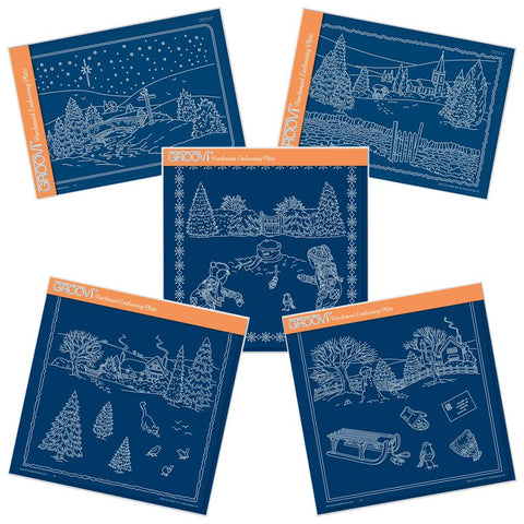 Jayne's Winter Scenes Complete Collection <br/>Groovi Plate Set