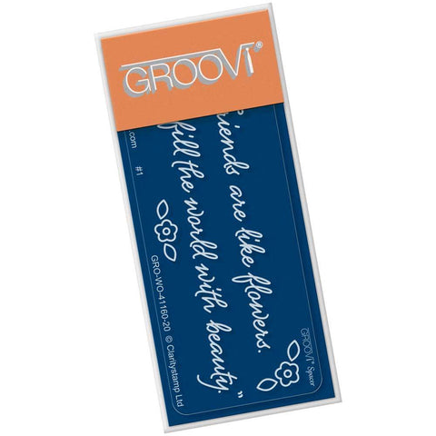 Tina's Friends Are Like Flowers <br/>Groovi Go! Spacer Plate