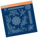 Tina's Henna Corners 2 <br/>A4 Square Groovi Plate