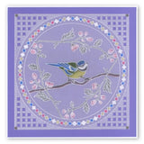 Garden Birds <br/>A6 Square Groovi Baby Plate Set