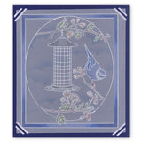 Garden Birds <br/>A6 Square Groovi Baby Plate Set