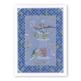 Garden Birds <br/>A6 Square Groovi Baby Plate Set