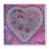 Garden Heart <br/>A5 Square Groovi Plate