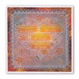 Garden Heart <br/>A5 Square Groovi Plate