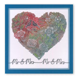Garden Heart <br/>A5 Square Groovi Plate