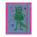 Groovi Go! Monster Figure <br/>3 Part A6 Groovi Plate <br/>(Set GRO-GO-40808-19)