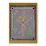 Groovi Go! Cowboy Figure <br/>3 Part A6 Groovi Plate <br/>(Set GRO-GO-40808-19)