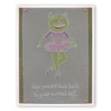 Groovi Go! Ballerina Figure <br/>3 Part A6 Groovi Plate <br/>(Set GRO-GO-40808-19)
