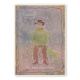 Groovi Go! Cowboy Figure <br/>3 Part A6 Groovi Plate <br/>(Set GRO-GO-40808-19)