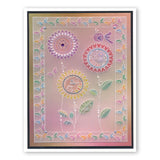 Tina's Doodle Flowers 2 <br/>A6 Groovi Plate