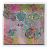 Tina's Doodle Flowers 2 <br/>A6 Groovi Plate