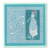 Lily <br/>Groovi Border Plate <br/>(Set GRO-PE-40137-09)