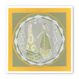 Rosie <br/>Groovi Border Plate <br/>(Set GRO-PE-40137-09)