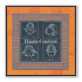 Hats 2 <br/>Groovi Border Plate <br/>(Set GRO-FA-40513-09)