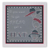 Hats 2 <br/>Groovi Border Plate <br/>(Set GRO-FA-40513-09)