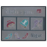Hats 2 <br/>Groovi Border Plate <br/>(Set GRO-FA-40513-09)