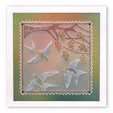 Woodland Glade <br/>A5 Square Groovi Plate <br/>(Set GRO-BI-40819-03)