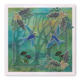 Woodland Glade <br/>A5 Square Groovi Plate <br/>(Set GRO-BI-40819-03)