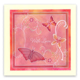 Jayne's Butterflies & Flourishes <br/>A5 Square Groovi Plate Set