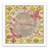 Jayne's Butterflies & Flourishes <br/>A5 Square Groovi Plate Set