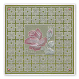 Jayne's Roses <br/>A5 Square Groovi Plate