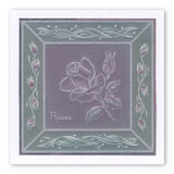 Jayne's Roses <br/>A5 Square Groovi Plate