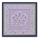 Jayne's Agapanthus <br/>A5 Square Groovi Plate