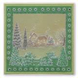 Jayne's Winter Scene - Cat <br/>A4 Square Groovi Plate