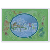 Jayne's Winter Scenes Collection <br/>A4 Square Groovi Plate Set