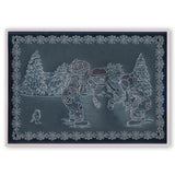 Jayne's Winter Scenes Collection <br/>A4 Square Groovi Plate Set