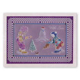Jayne's Winter Scene - Children <br/>A4 Square Groovi Plate