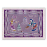 Jayne's Winter Scene - Cat <br/>A4 Square Groovi Plate