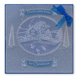 Jayne's Winter Scene - Cat <br/>A4 Square Groovi Plate