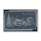 Jayne's Winter Scene - Cat <br/>A4 Square Groovi Plate