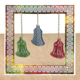 Christmas Baubles & Sentiments Collection <br/>A6 Square Groovi Plate Set + Spacer