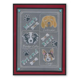Labradors <br/>A6 Square Groovi Baby Plate <br/>(Set GRO-40525-01)