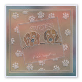 Labradors <br/>A6 Square Groovi Baby Plate <br/>(Set GRO-40525-01)