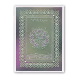 King Charles Lace Duet <br/>A5 Square Groovi Piercing Grid
