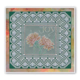 King George Lace Duet <br/>A5 Square Groovi Piercing Grid